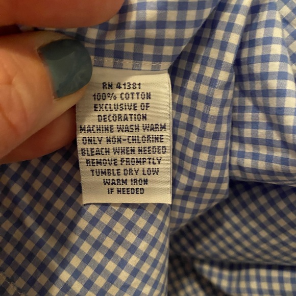 Mens Ralph Lauren Gingham shirt - Picture 3 of 4
